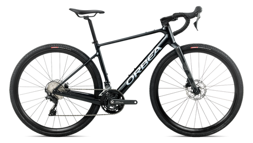 Orbea TERRA H40 Road Bike in Diamond Black - Diamond Carbon View (Gloss), side view