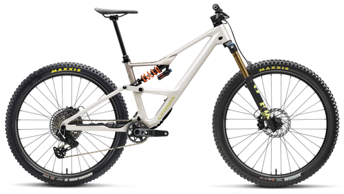 Orbea OCCAM LT M-TEAM Mountain Bike in Ivory White - Nickel (Gloss), side view