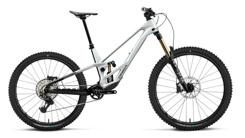 Orbea RALLON E-TEAM Mountain Bike in White Chich - Diamond Black (Gloss), side view