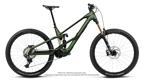 Orbea WILD LT H-TEAM MULLET Mountain Bike in Racing Reen - White Cream (Gloss), side view