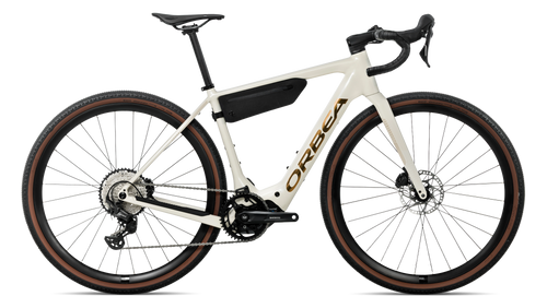 Orbea DENNA H30 Road Bike in Ivory White, side view