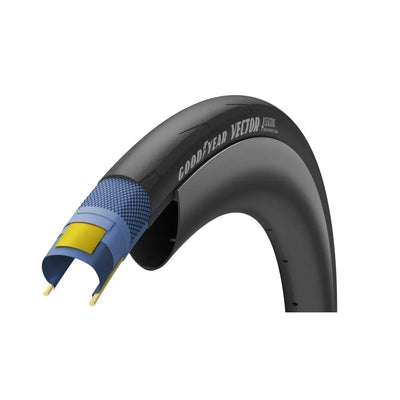 Goodyear Vector 4Seasons Tubeless Complete Road Tyre in Black 700x28