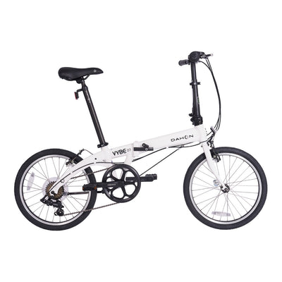 Dahon Vybe D7 folding bike in Cloud