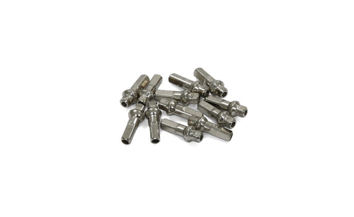 Hope SILVER BRASS NIPPLE 14G 16MM DOUBLE SQUARE