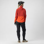 SCOTT Vertic Pro Warm Women's Hoodie in Toasted Red/Turbo Red, view 4