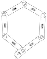 ABUS Bordo uGrip 5700C Folding Combination Lock 80cm with SH Bracket-image-4