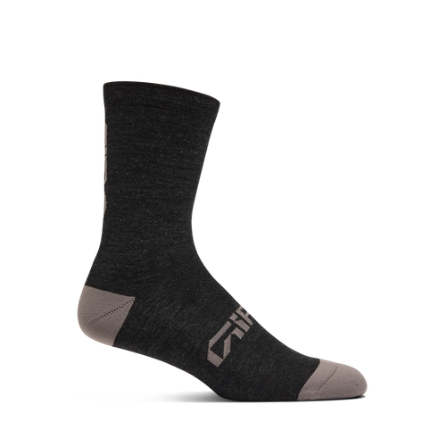 2026 GIRO Winter Merino Wool Unisex Cycling Socks in Dark Grey