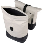 Basil Cove Double Pannier Bag 28-32L off-white/black