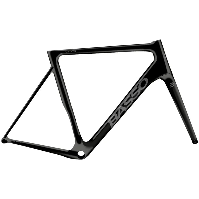 2024 Basso Venta Disc Carbon Road Bike Frameset in Stealth Black