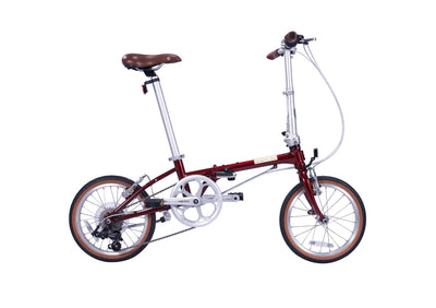 Dahon Boardwalk D7-16" Folding Bike in Red
