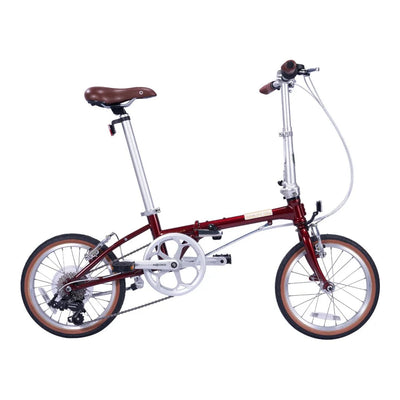 Dahon Boardwalk D7 16" folding bike in Burgundy