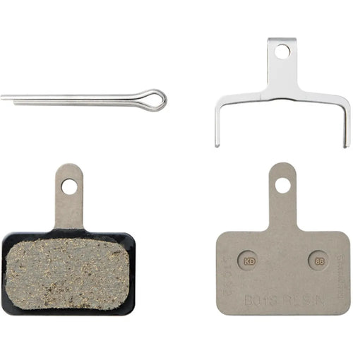 Shimano B01S Resin Disc Brake Pads and Spring - Steel Backed