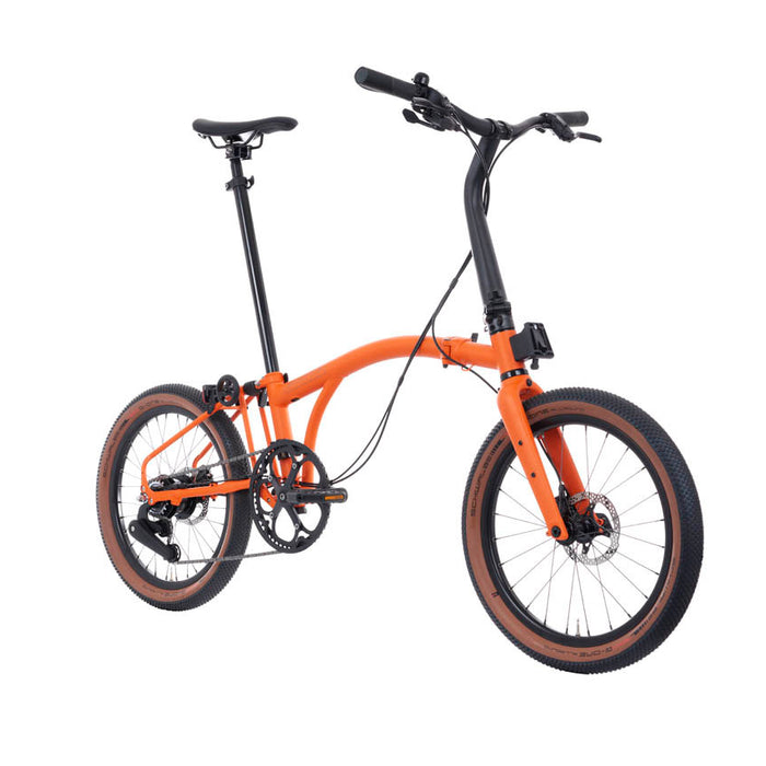 Brompton G Line 8 Speed Folding Bike in Adventure Orange
