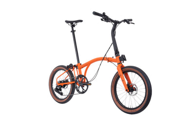 Brompton G Line 8 Speed Folding Bike in Adventure Orange