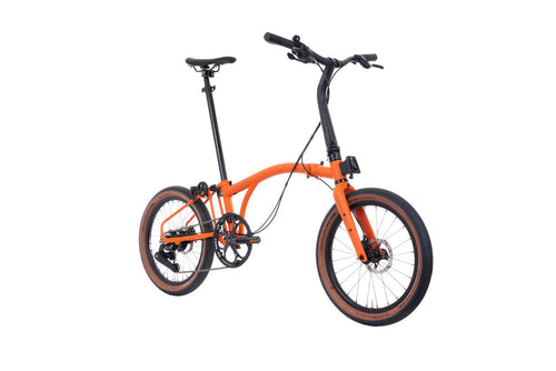Brompton G Line 8 Speed Folding Bike in Adventure Orange