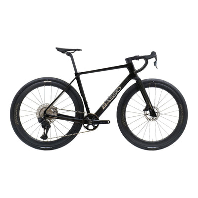 Basso Palta III GRX DI2 Gravel Bike with Alloy Stem & Handlebar in Black