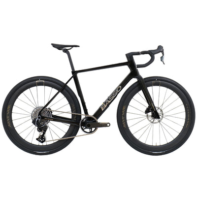 Basso Palta III Force Gravel Bike with Fuga Carbon Integrated Bar in Black