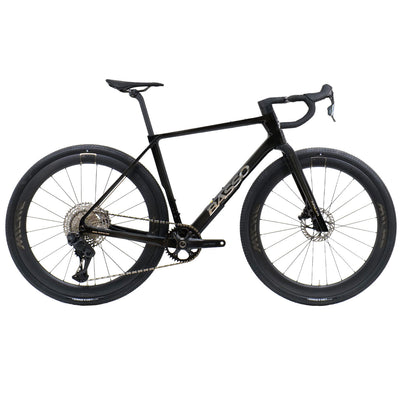 Basso Palta III GRX DI2 Gravel Bike with Fuga Carbon Integrated Bar in Black