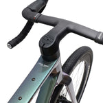 Basso Palta III Force Gravel Bike with Fuga Carbon Integrated Bar Galaxy in Aurora Green