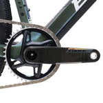 Basso Palta III Force Gravel Bike with Fuga Carbon Integrated Bar Galaxy in Aurora Green