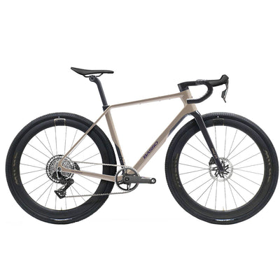 Basso Palta III Force Gravel Bike with Fuga Carbon Integrated Bar in Sand