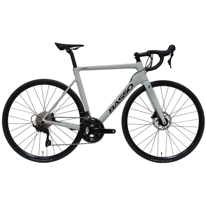 2024 Basso Venta 105 12x Aksium Carbon Road Bike in Stone Bike Grey