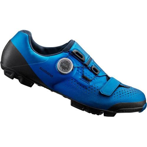 Shimano XC5 XC501 SPD XC MTB Cycling Shoes In Blue Size 42