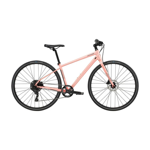 Cannondale Quick Disc 4 Womens Hybrid Bike in Pink