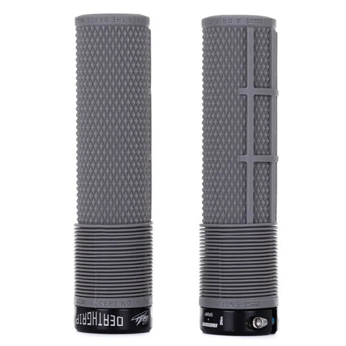 DMR Brendog DeathGrip Flangeless MTB Grips in Grey