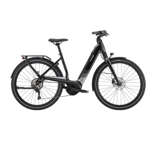 2025 Cannondale Mavaro 5+ Electric Hybrid Bike in Black Pearl