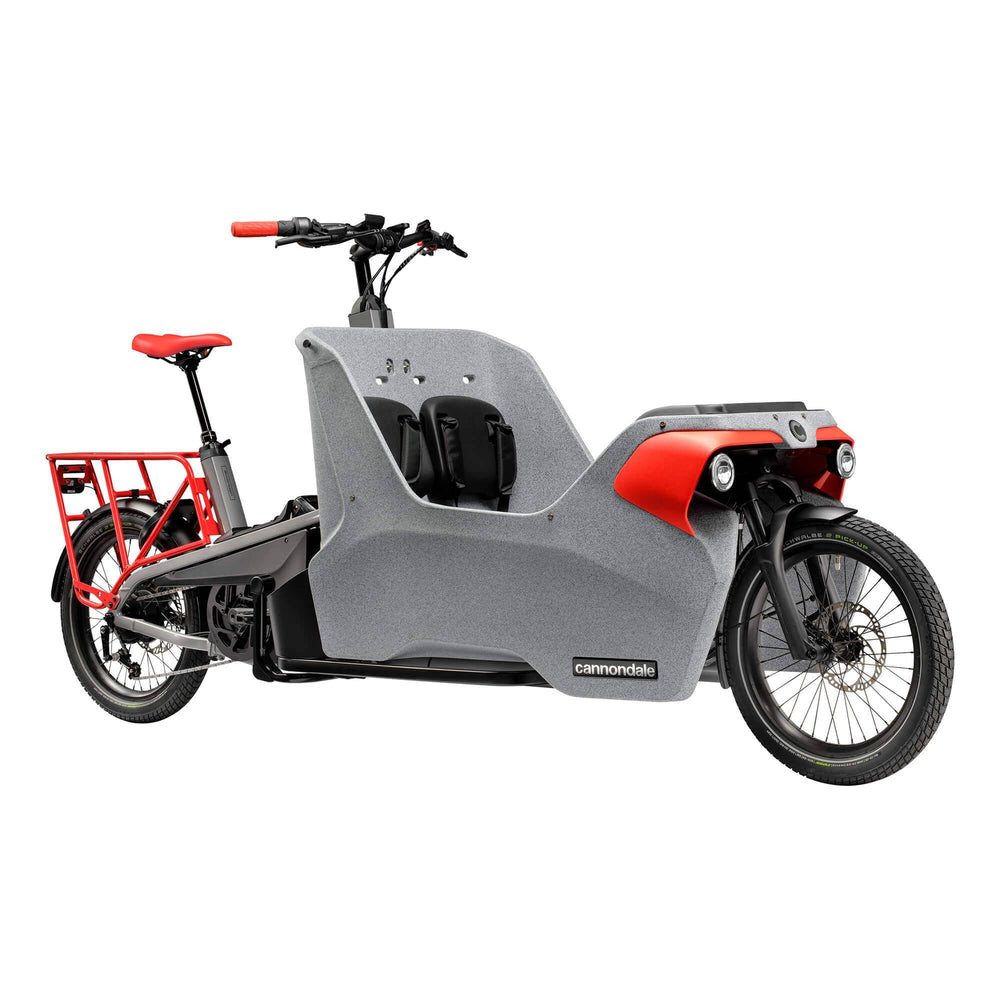 2025 Cannondale Wonderwagen Neo 1 Electric Cargo Bike in Grey