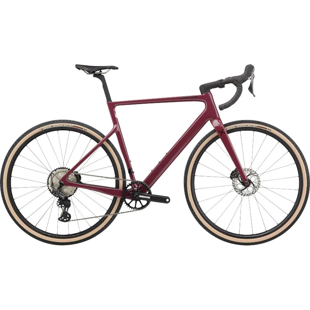 2024 Cannondale SuperSix EVO SE 1 Carbon Gravel Bike in Black Cherry