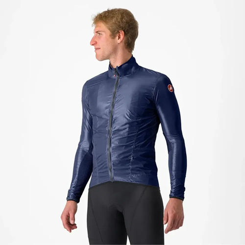 Castelli Aria Shell Jacket in Belgian Blue