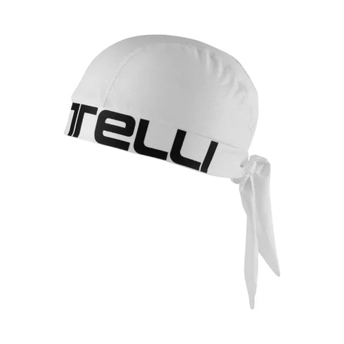 Castelli Bandana in White/Black