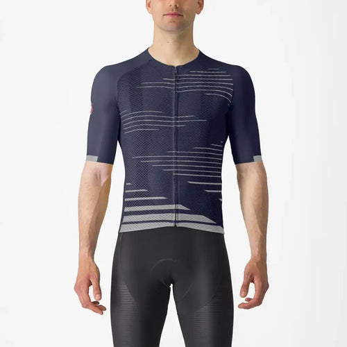 Castelli Climber's 4.0 Jersey in Belgian Blue/Silver Grey