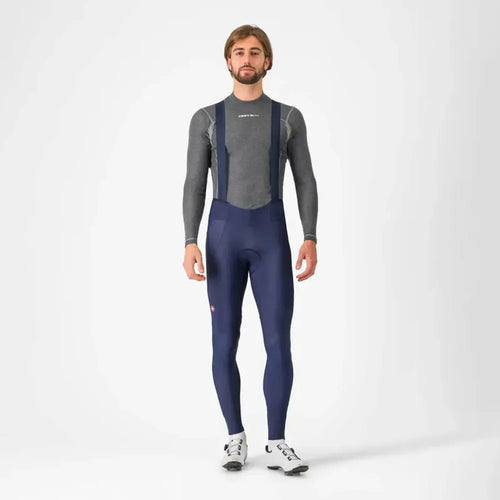 Castelli Espresso Bib Tights in Belgian Blue