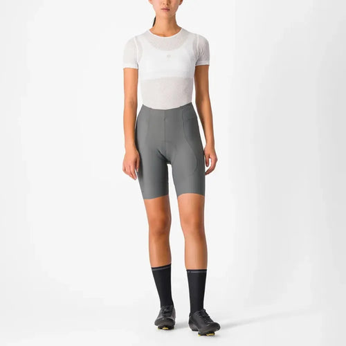 Castelli Espresso Women's Shorts in Gunmetal Grey