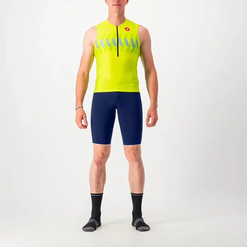 Castelli Premio Tri Speed Shorts in Belgian Blue