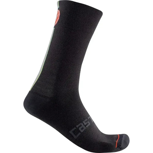 Castelli Racing Stripe 18 Socks in Black