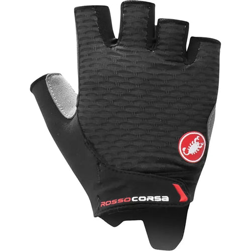 Castelli Rosso Corsa 2 Women's Gloves in Black