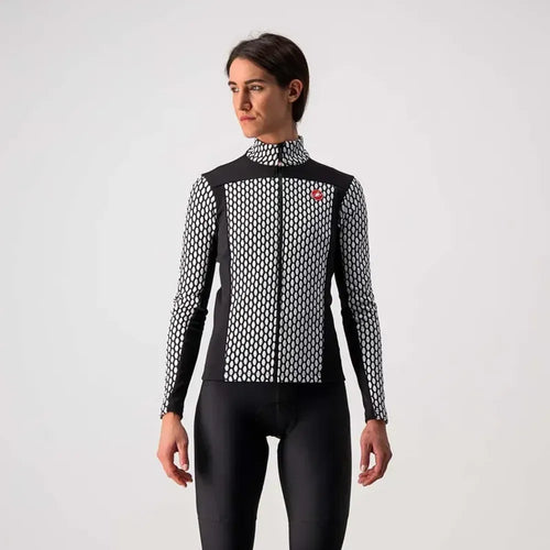 Castelli Sfida 2 Womens Jersey in Black/White