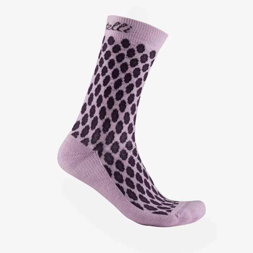 Castelli Sfida Women's 13 Socks in Orchid Petal/Night Shade
