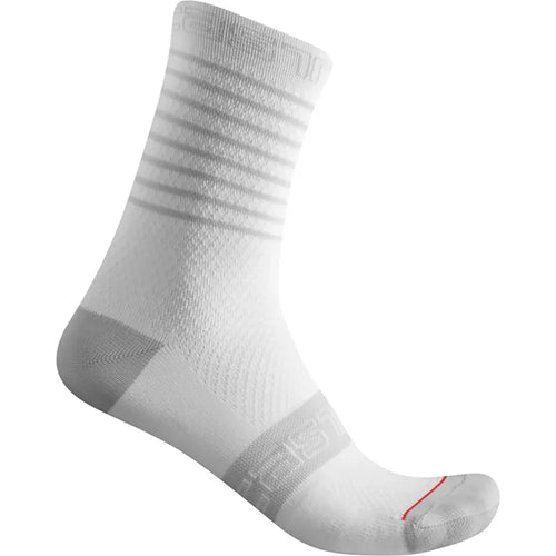 Castelli Superleggera Womens 12 Socks in White