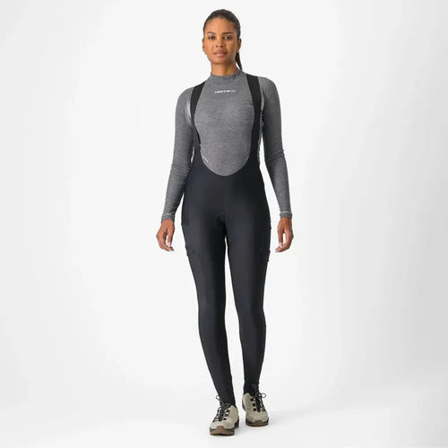 Castelli Unlimited Cargo DT Women's Bib Tights in Black