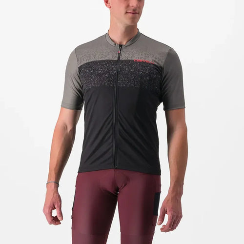 Castelli Unlimited Entrata Jersey in Gunmetal Grey/Black