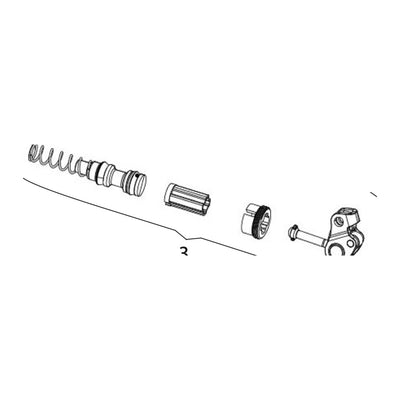 SRAM Disc Brake Lever Internals/Service Kit - B1 (SRAM spare parts catalogue drawing)