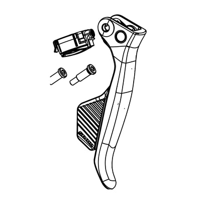 SRAM Spare - ED Brake Lever Assembly (Paddle And Elec Pod) Apex ETAP AXS Disc Right (SRAM spare parts catalogue drawing)