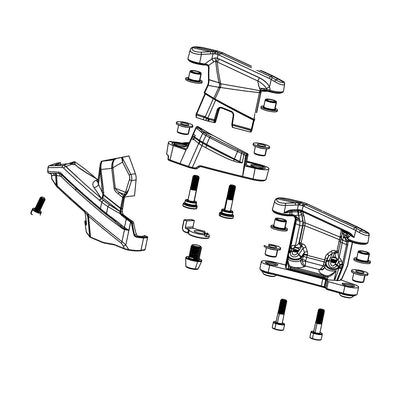 SRAM Rear Derailleur Cover And Outer Inner Link Kit Eagle 90 T-Type Eagle (Complete Outer And Inner Links Including Bushings And Bolts, B-Knuckle Cov (SRAM spare parts catalogue drawing)