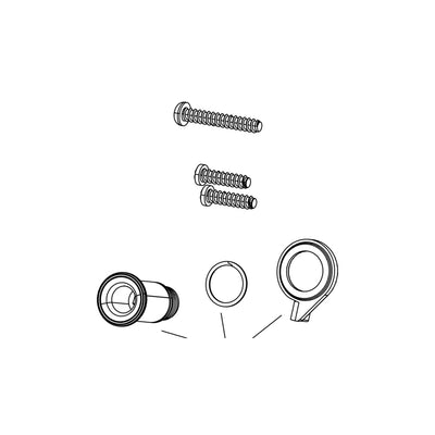 SRAM Spare - Rear Derailleur Bolt And Screw Kit SX Eagle (B-Bolt/Washer, Limit Screws) (SRAM spare parts catalogue drawing)