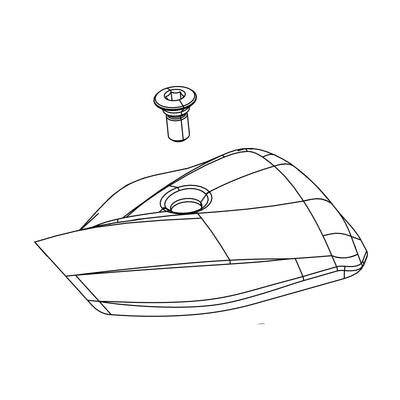 SRAM Spare - Shift Lever Trigger Cover Kit X01 Eagle Right Neutral (SRAM spare parts catalogue drawing)